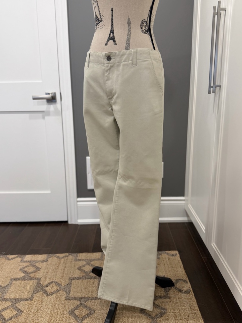 Vintage, GAP Hipster Trouser in Light Beige - Picture 7 of 16